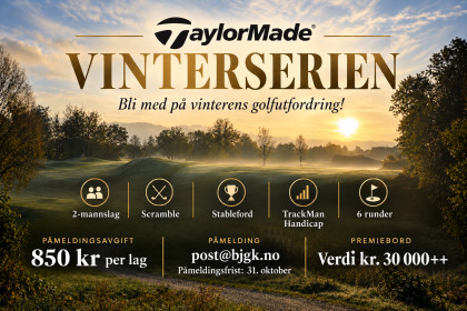 Taylor Made Vinterturnering 2026/27
